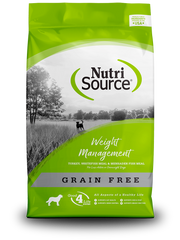 NutriSource Weight Management Grain-Free Dry Dog Food 26lb