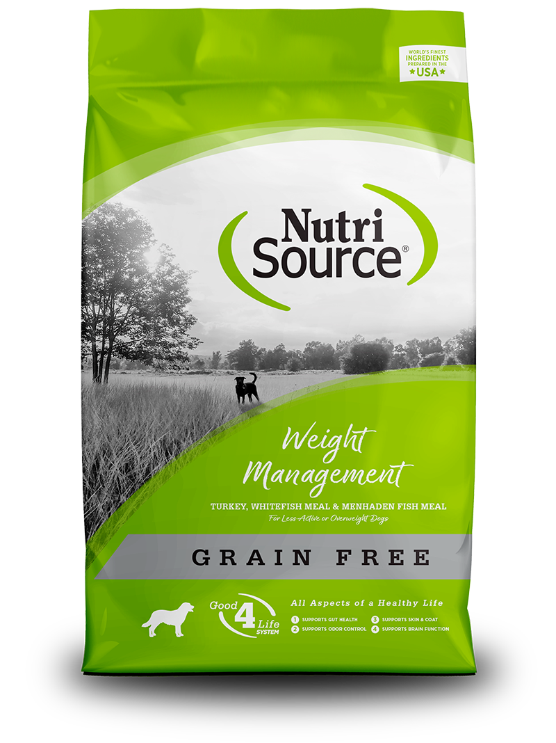 NutriSource Weight Management Grain-Free Dry Dog Food 26lb