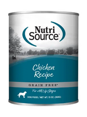 NutriSource Chicken Grain-Free Canned Dog Food 13oz