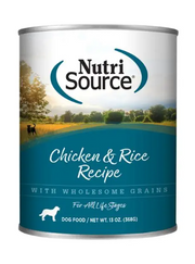 NutriSource Chicken & Rice Canned Dog Food 13oz