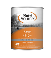 NutriSource Lamb Grain-Free Canned Dog Food 13oz