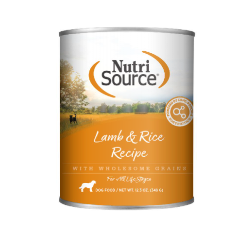 NutriSource Lamb & Rice Canned Dog Food 13oz