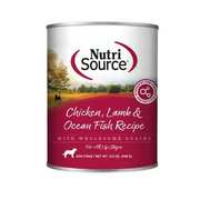 NutriSource Chicken Lamb & Ocean Fish Canned Dog Food 13oz