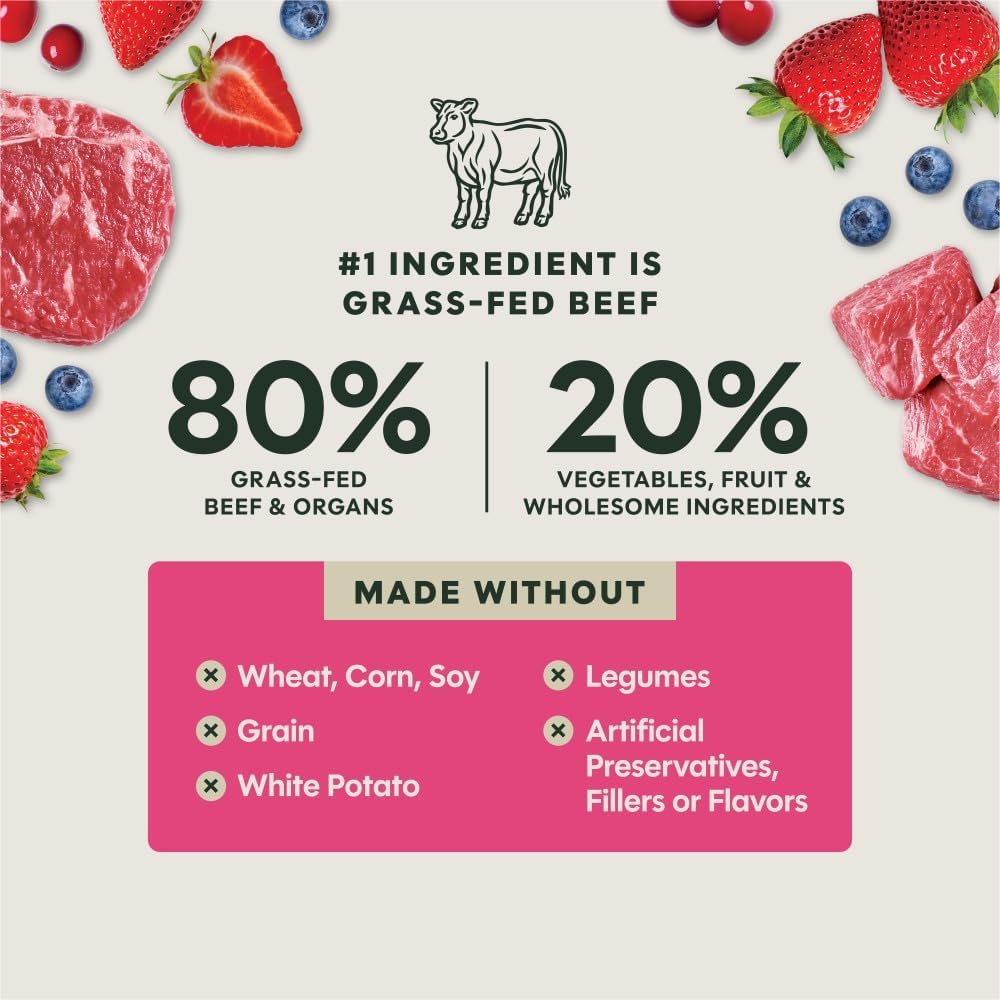 Instinct Fresh Raw Meals - Beef & Wildberries 3oz