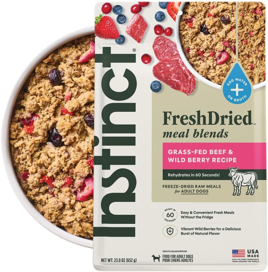 Instinct Fresh Raw Meals - Beef & Wildberries 32oz