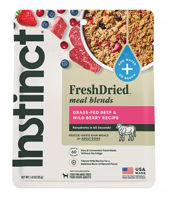 Instinct Fresh Raw Meals - Beef & Wildberries 3oz