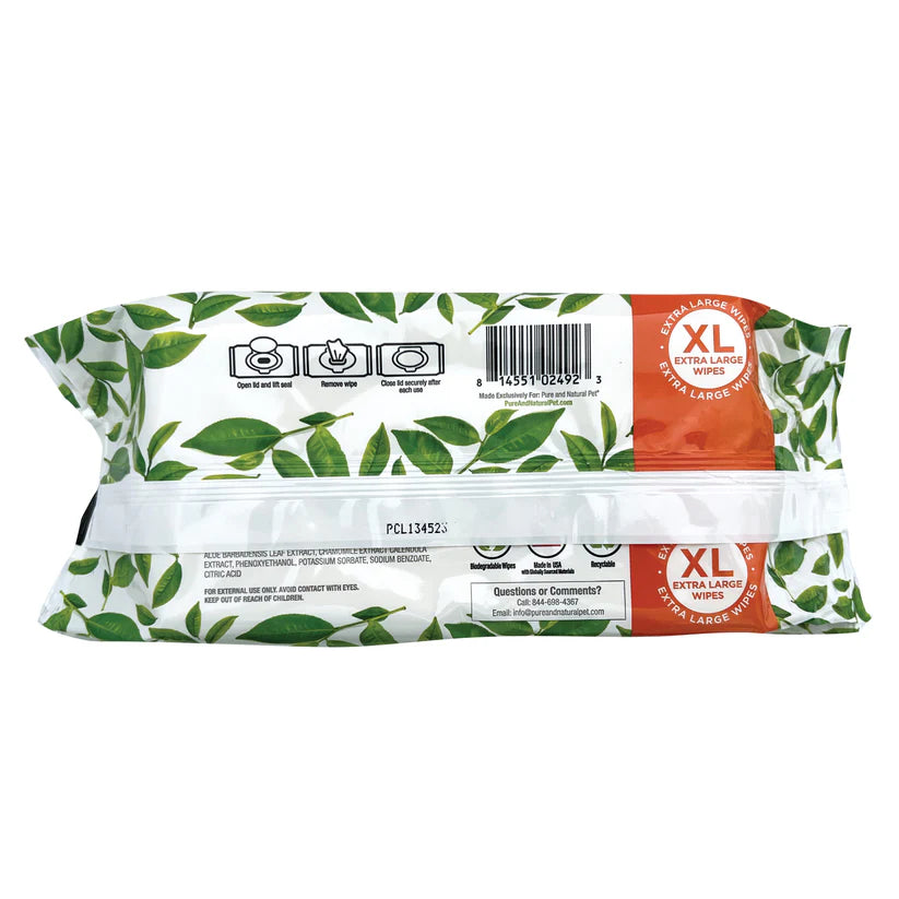 P&NP - Grooming & Cleansing Wipes Unscented 100ct