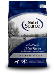 NutriSource Woodlands Select Grain-Free Dry Dog Food 26lb
